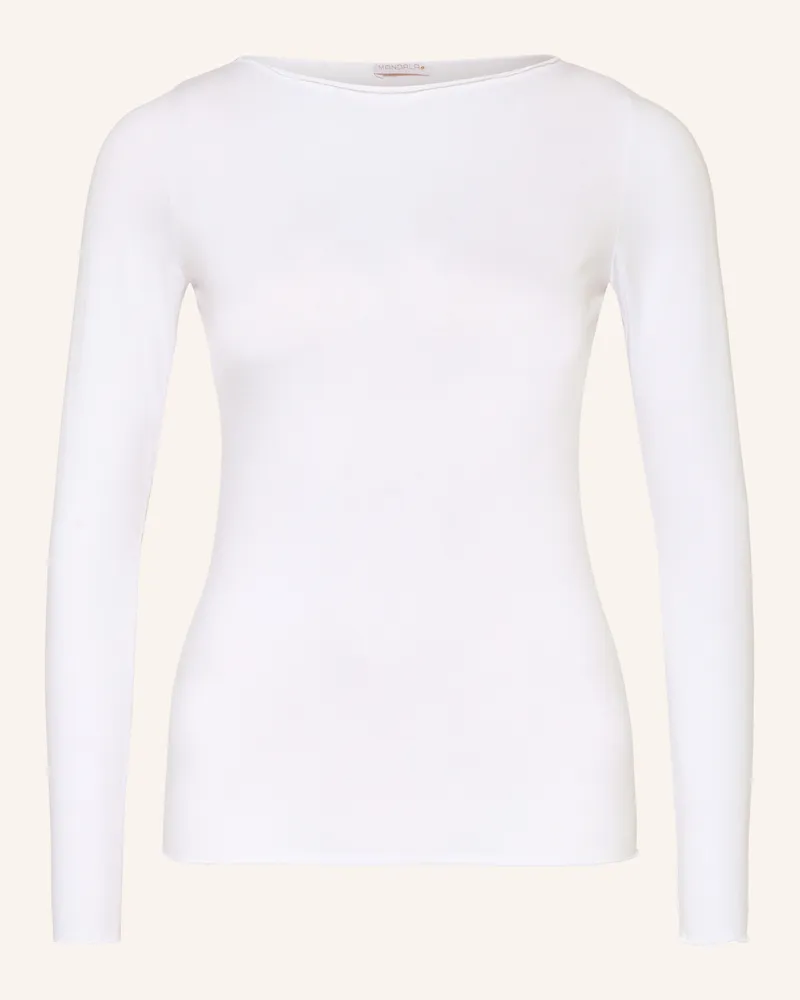 Mandala Longsleeve Basic weiss Weiss