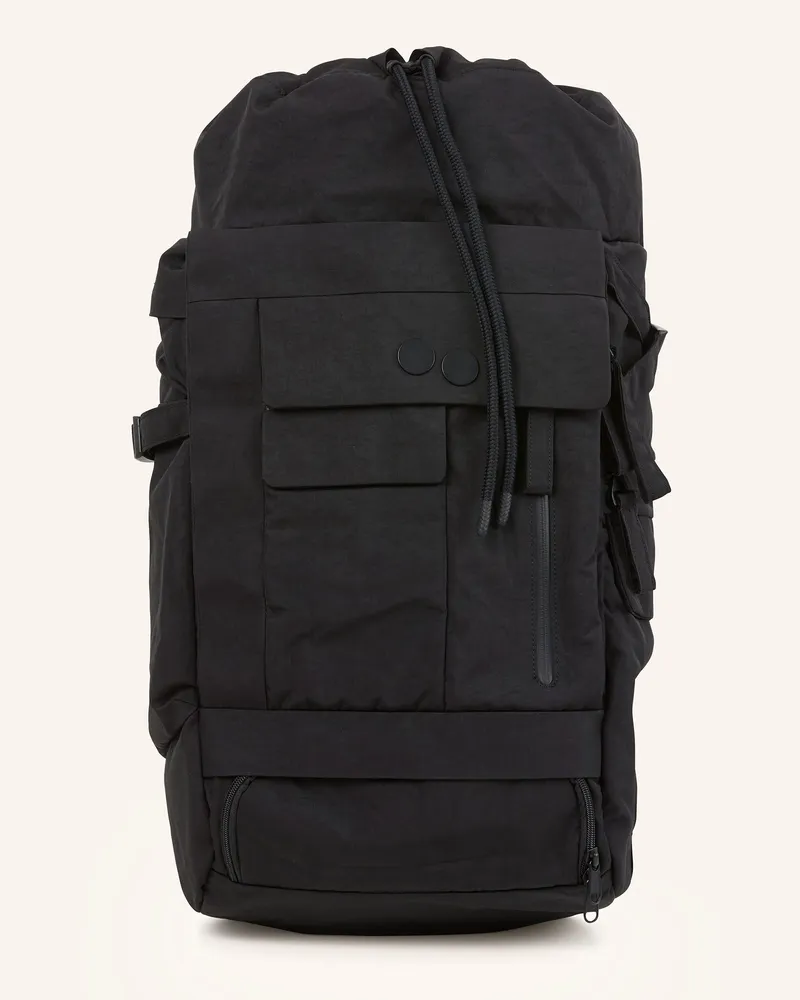pinqponq Rucksack BLOK MEDIUM CRINKLE 30 l Schwarz