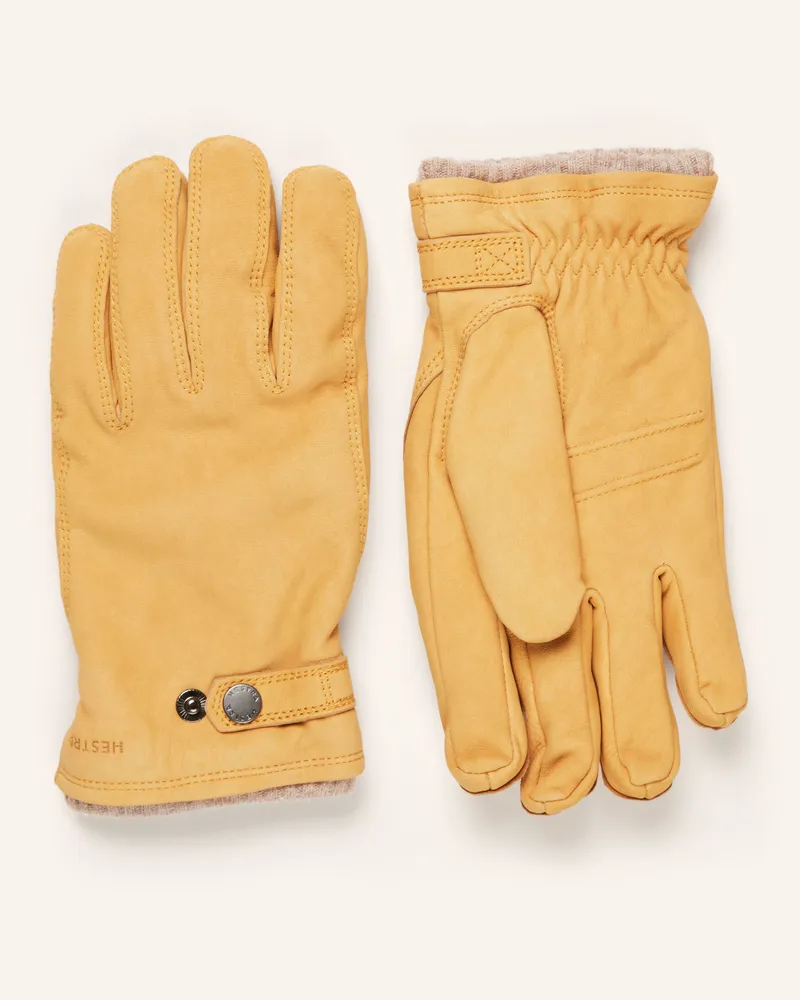 Hestra Lederhandschuhe Bergvik braun Camel