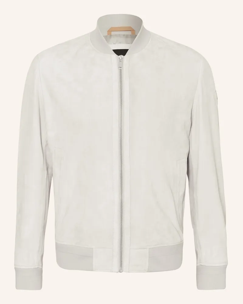 HUGO BOSS Lederblouson JOFLAG Beige