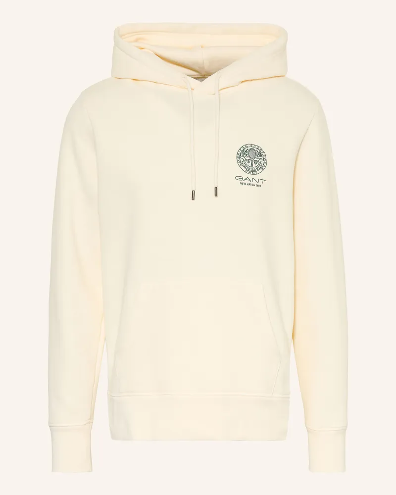 Gant Hoodie weiss Creme