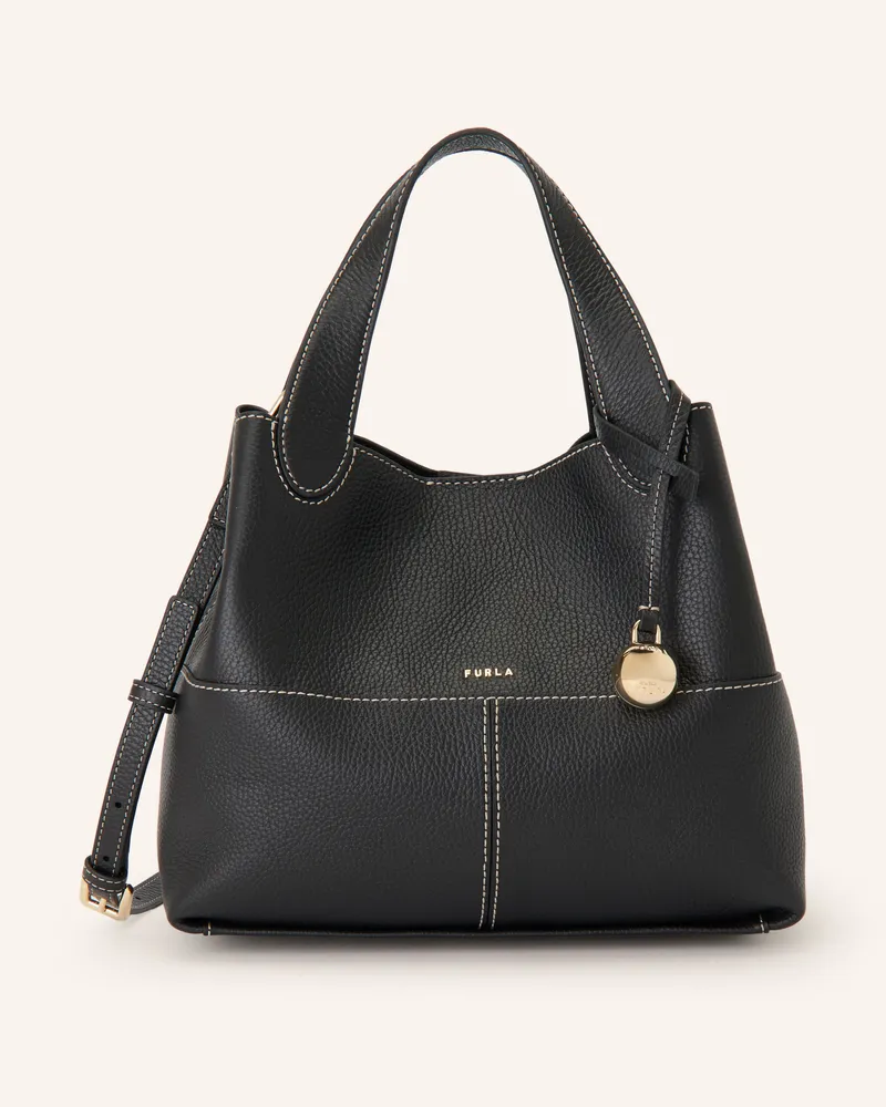 Furla Beuteltasche Primrose Medium Mit Pouch schwarz Schwarz