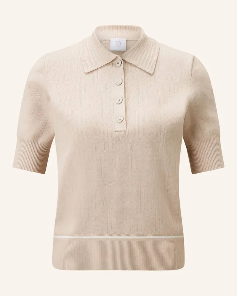 Bogner Strick-Poloshirt MAIA Beige