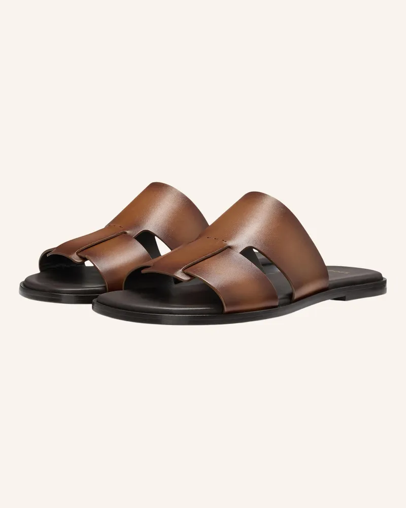HUGO BOSS Sandale KAEL_SLIDE_BURE Braun