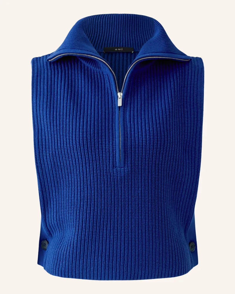 Oui  Pullover blau Blau