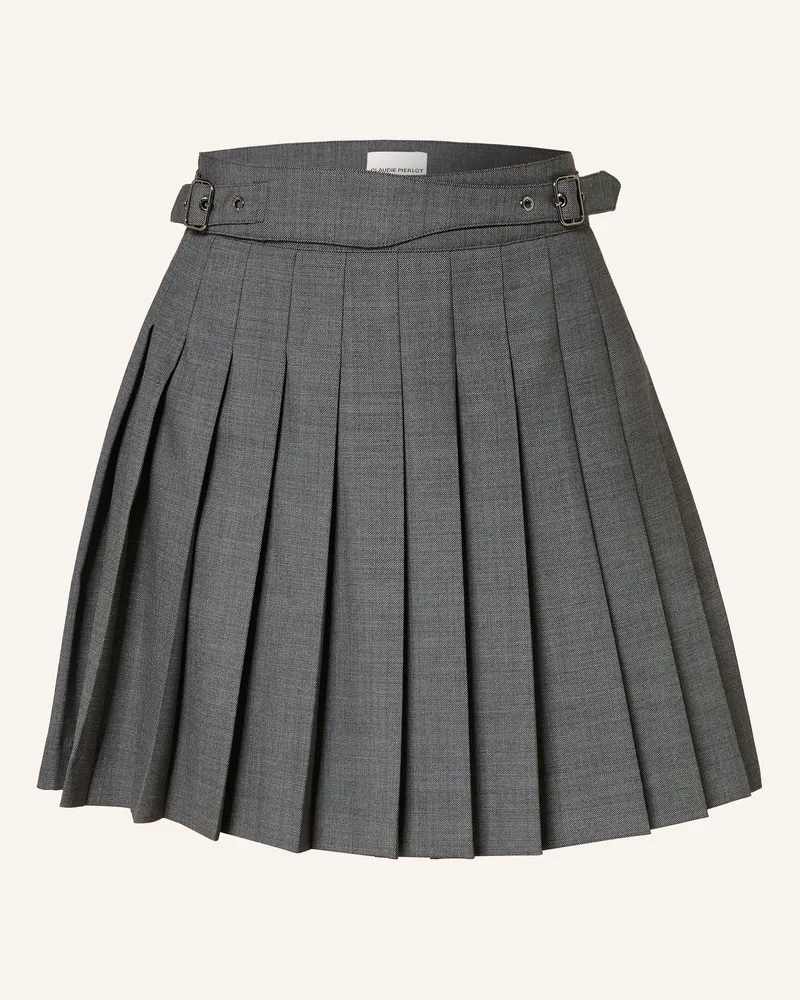 Claudie Pierlot Faltenrock Dunkelgrau