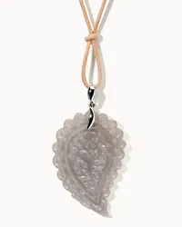 TAMARA COMOLLI Anhänger PENDANT INDIA MEDIUM GREY CHALCEDONY aus Silber