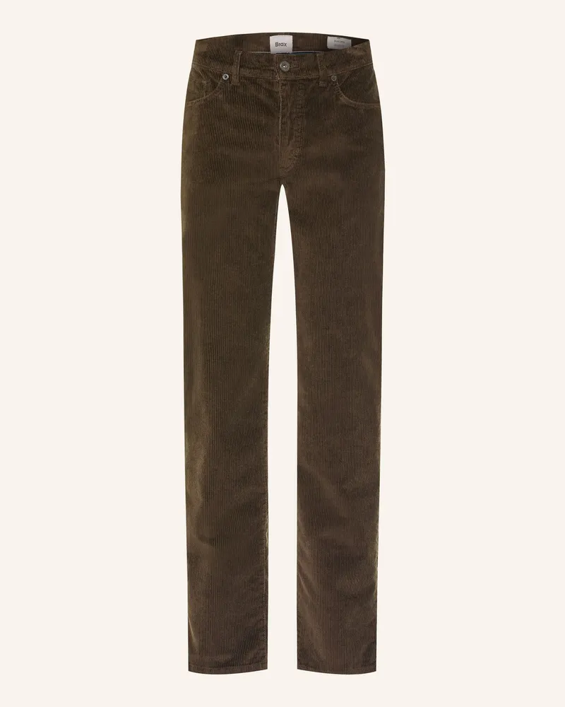 Brax Cordhose Cadiz Straight Fit braun 53