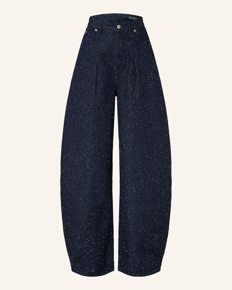Jacquemus Barrel Jeans Le De-Nîmes Ovalo blau 380