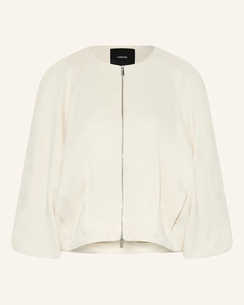 someday. Satinblouson Nolene Mit 3/4-Arm beige Ecru