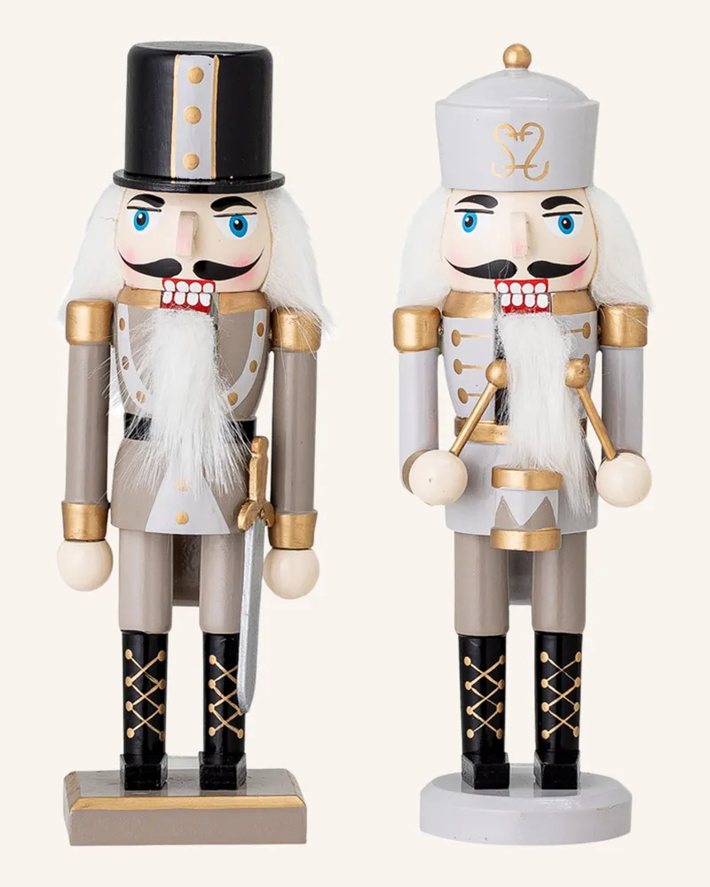 Bloomingville 2er-Set Dekofiguren DARREN Beige