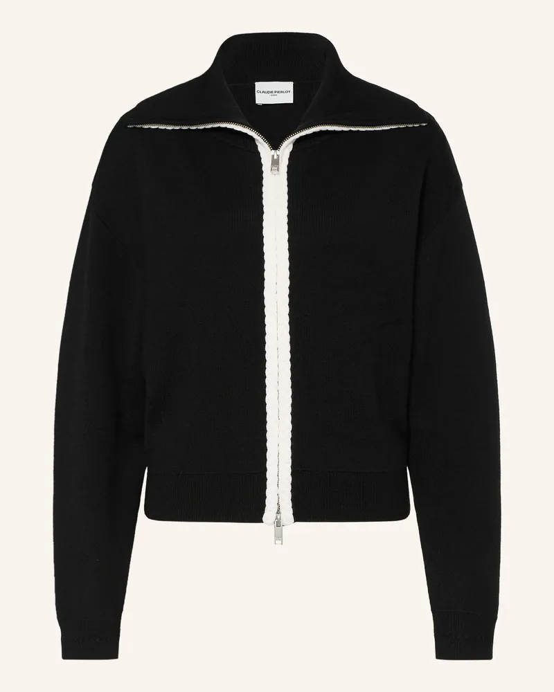 Claudie Pierlot Strickjacke schwarz Schwarz