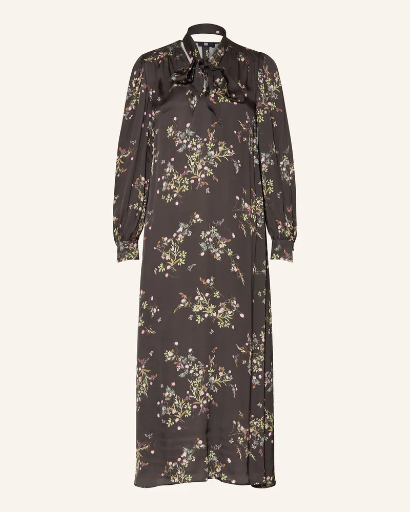 Riani Satinkleid Mit Abnehmbarer Schluppe braun Dunkelbraun