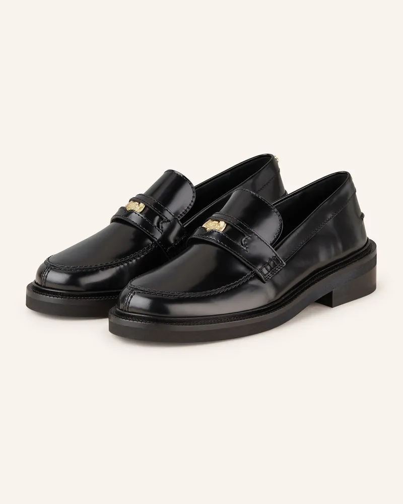 Maje Penny-Loafer schwarz Schwarz