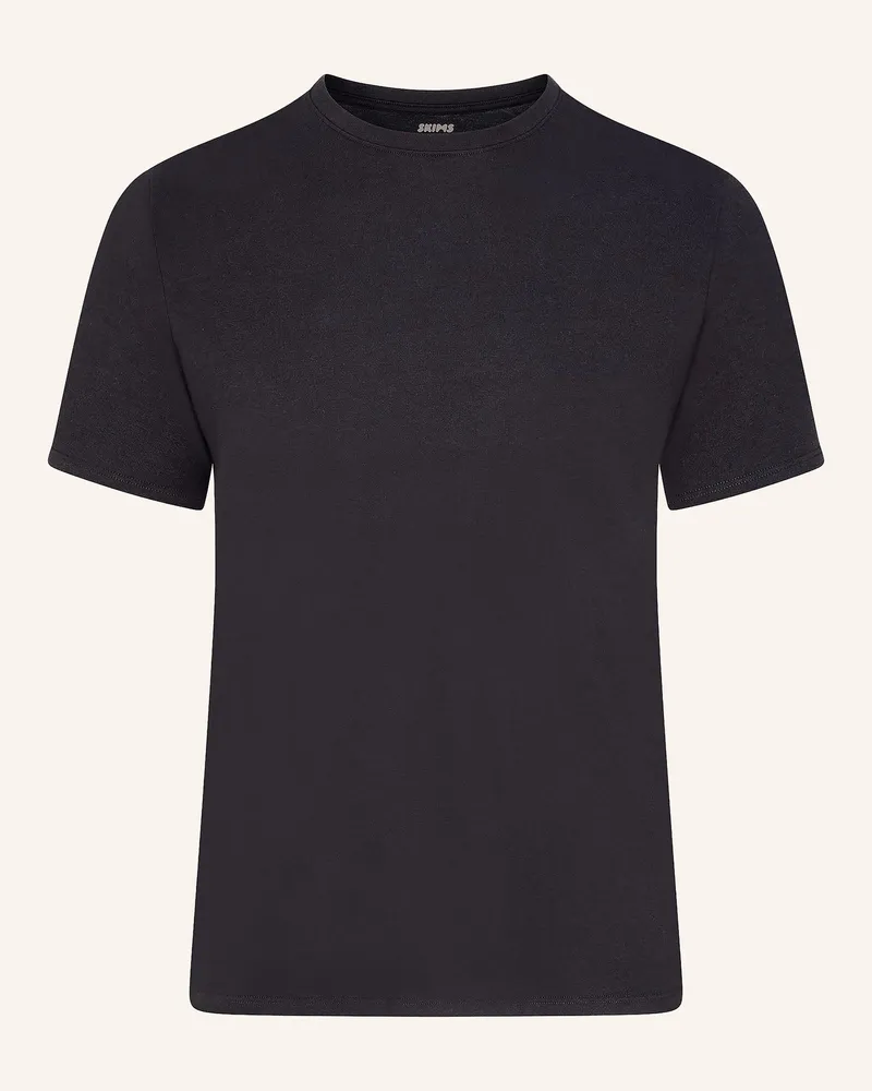 SKIMS Schlafshirt Skims Cotton schwarz Schwarz