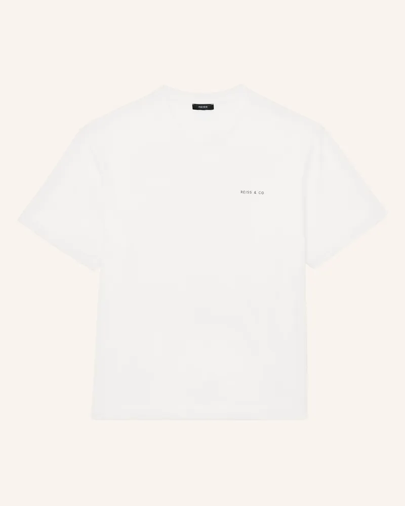 Reiss T-Shirt Splash weiss Weiss