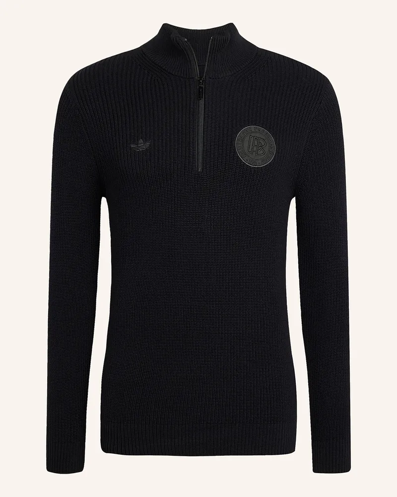 adidas Troyer GERMANY ANNIVERSARY HALF ZIP Schwarz