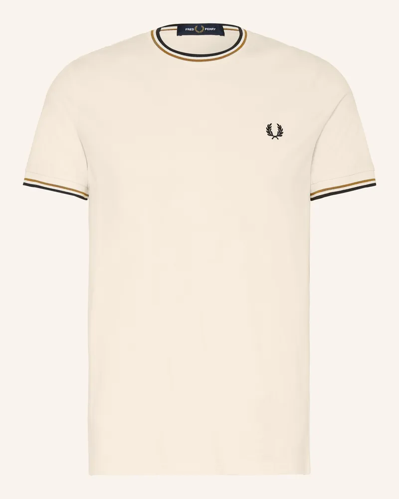 Fred Perry T-Shirt weiss Ecru