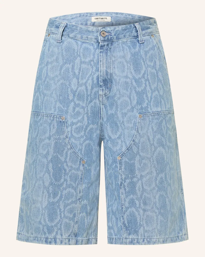 Carhartt WIP Jeansshorts Snake Nixon blau 3r335