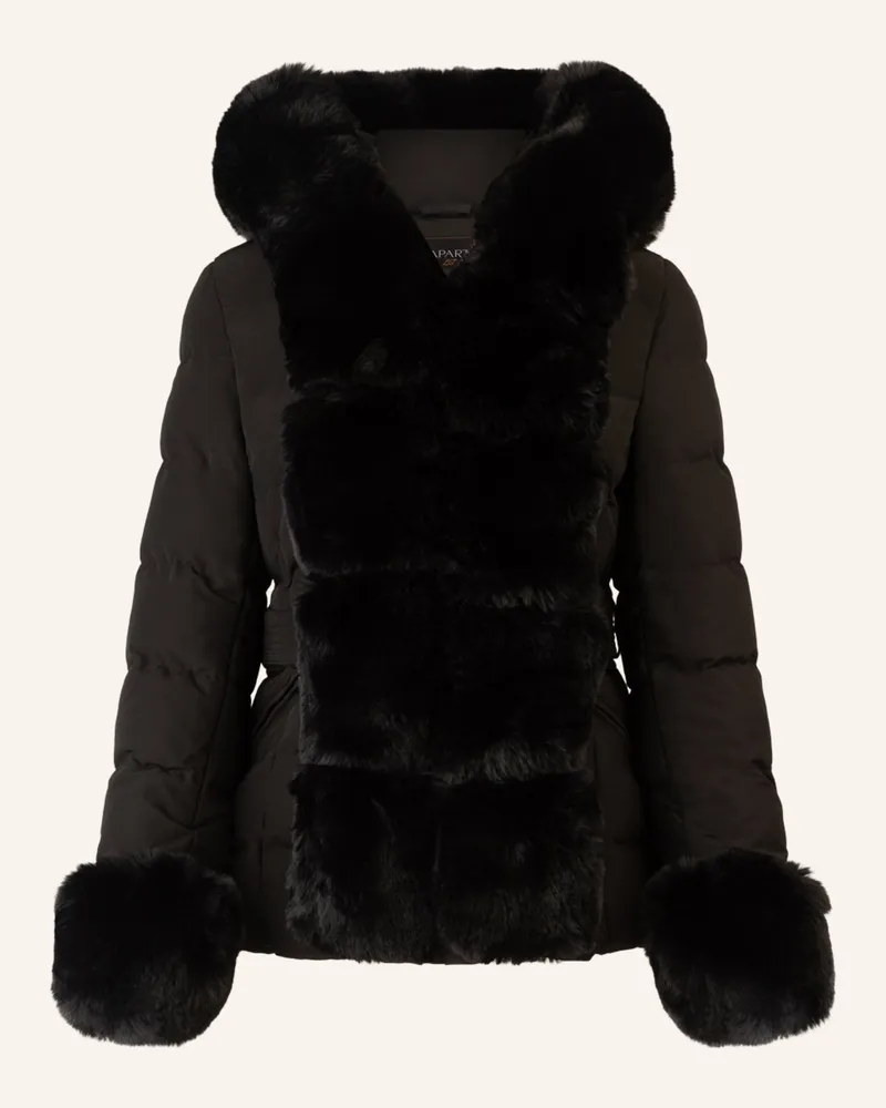 Apart Winterjacke Schwarz