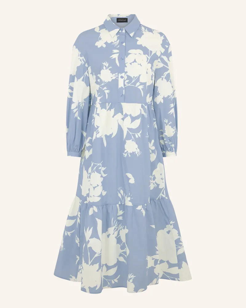 Apart Midi Kleid blau Hellblau