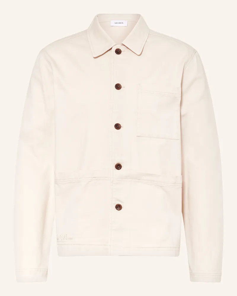 LES DEUX Overshirt JOURNEY Weiss