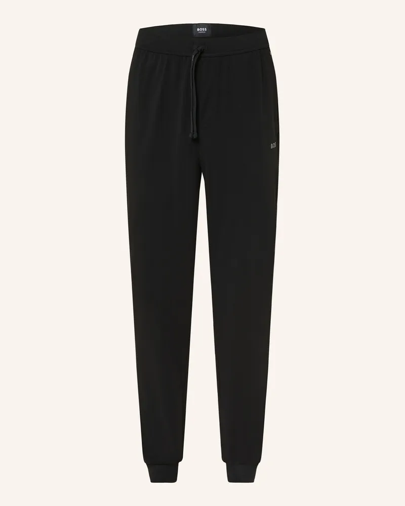 HUGO BOSS Schlafhose Mix & Match schwarz Schwarz