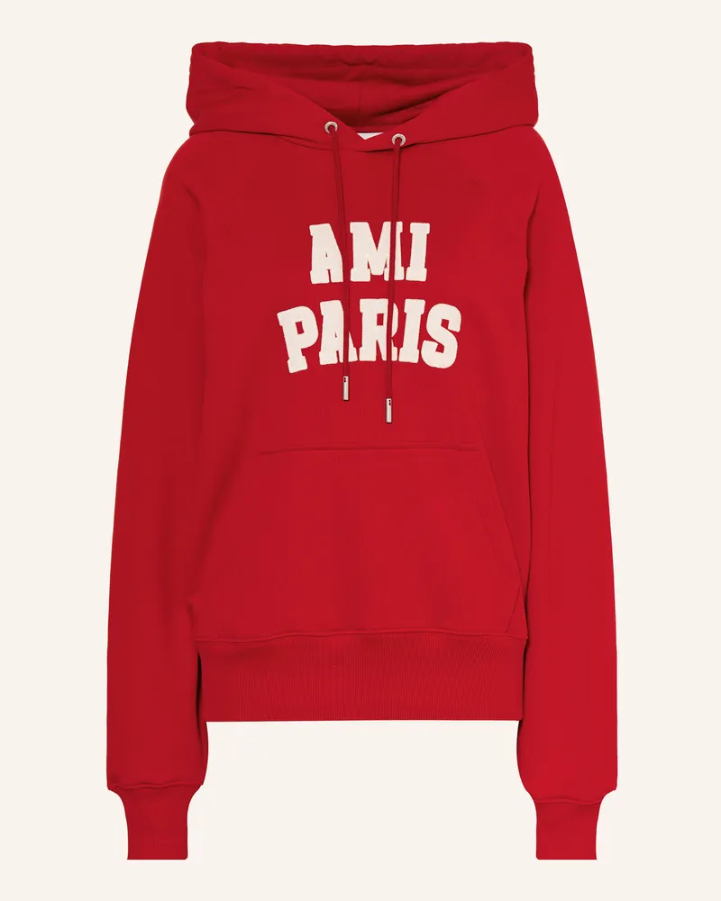 AMI Paris Hoodie rot Rot