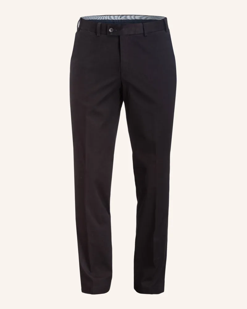 Hiltl Chino Parma Contemporary Fit schwarz Schwarz