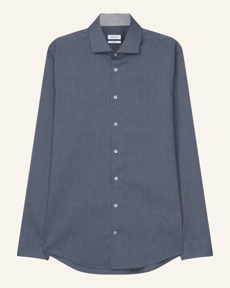 Seidensticker Business Hemd Slim Fit Dunkelblau