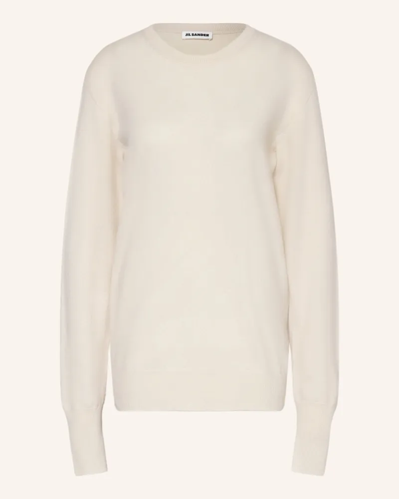 Jil Sander Cashmere-Pullover Creme