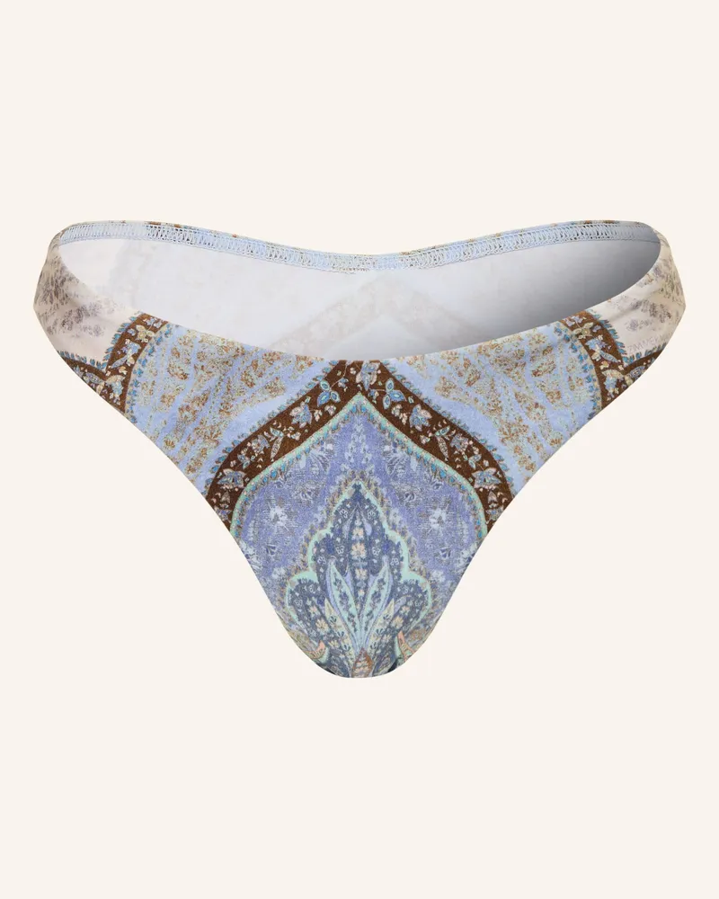 Zimmermann Brazilian-Bikini-Hose WANDERLUST Blaugrau