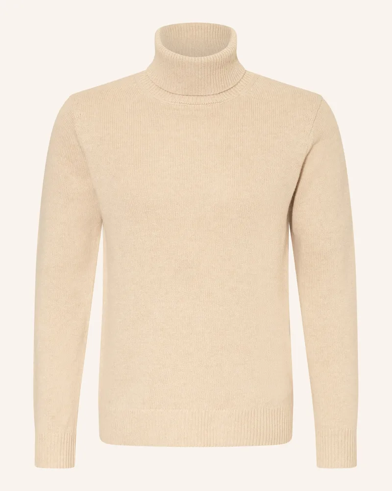 Sandro Rollkragenpullover Hellgelb