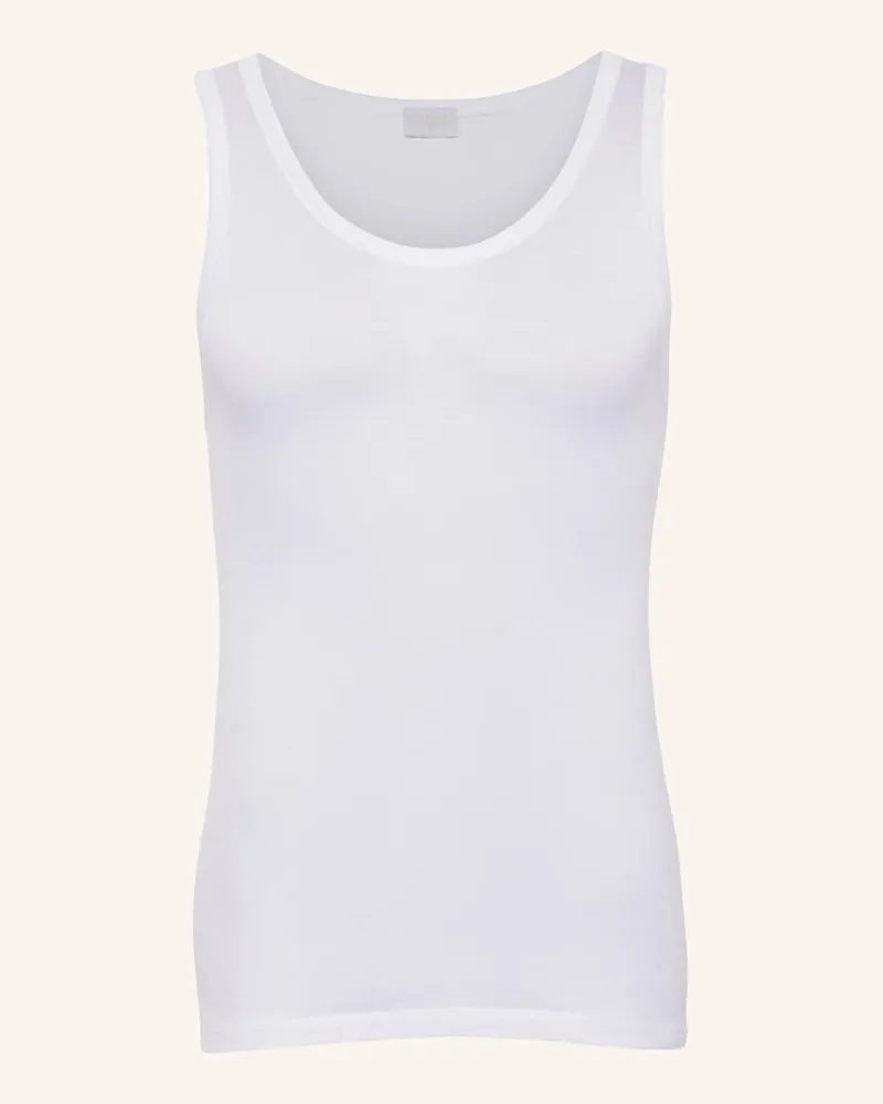 Hanro Unterhemd Cotton Pure weiss Weiss