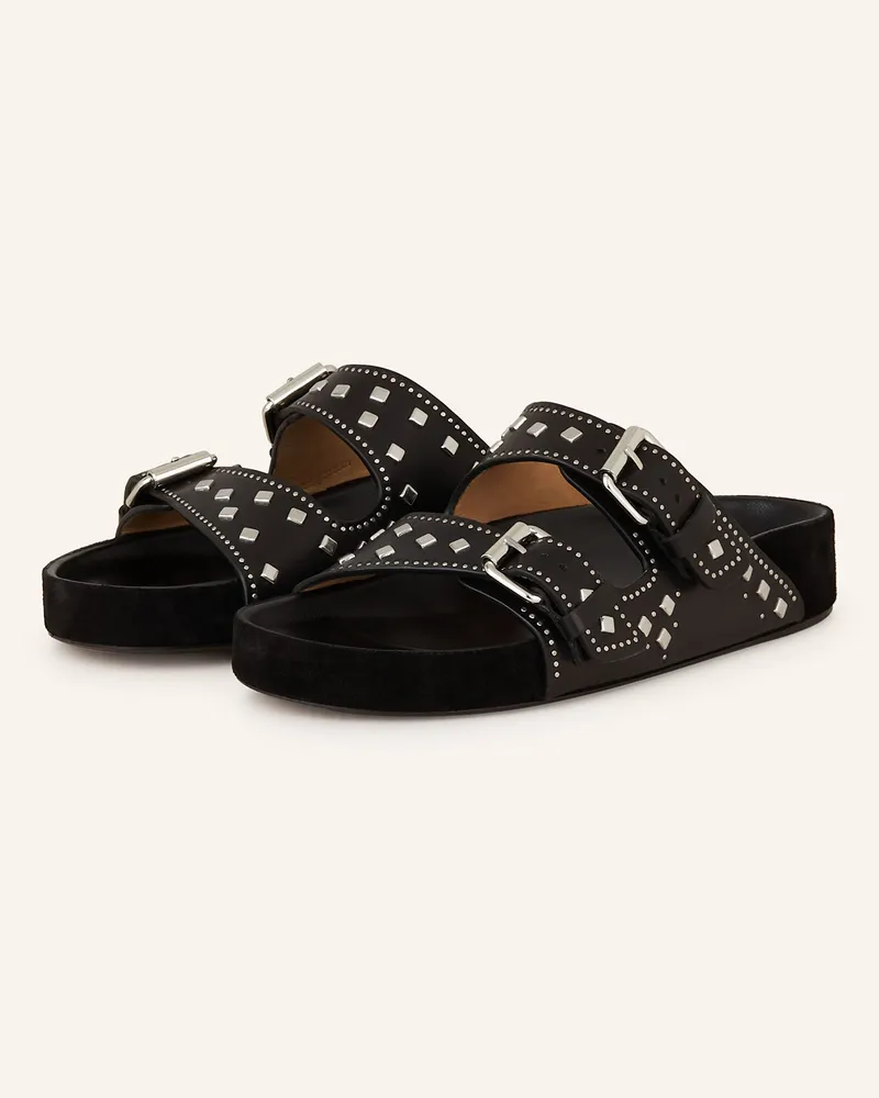 Isabel Marant Pantoletten Schwarz