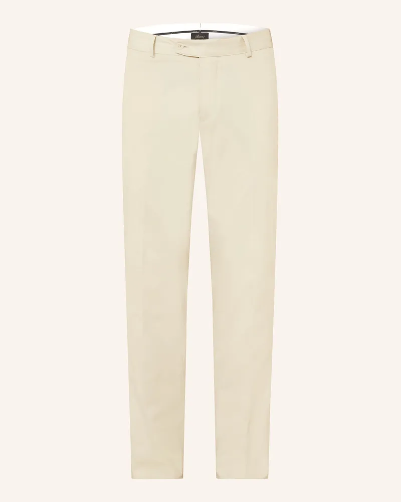 Brioni Chino Pienza Slim Fit beige Creme
