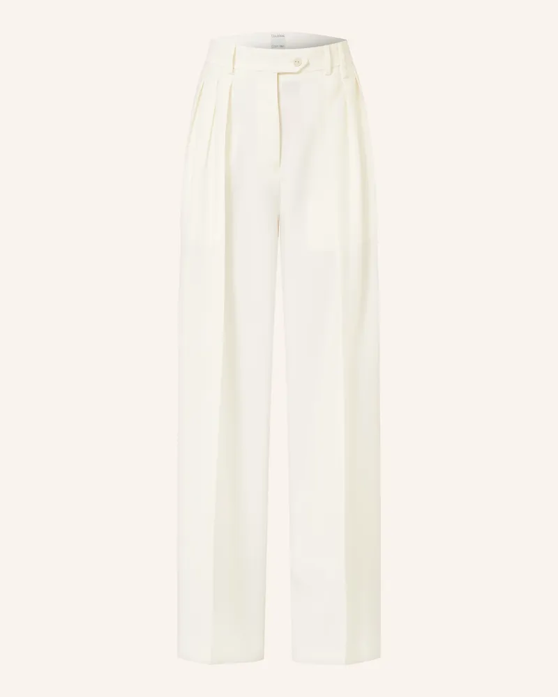 Calvin Klein Marlenehose Alexandra weiss Weiss