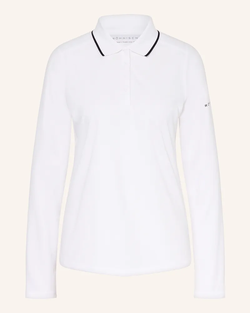 Röhnisch Piqué-Poloshirt MIRIAM Regular Fit Weiss
