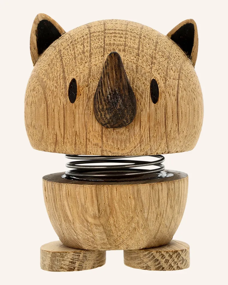 Hoptimist Dekofigur Rhino Small braun Hellbraun