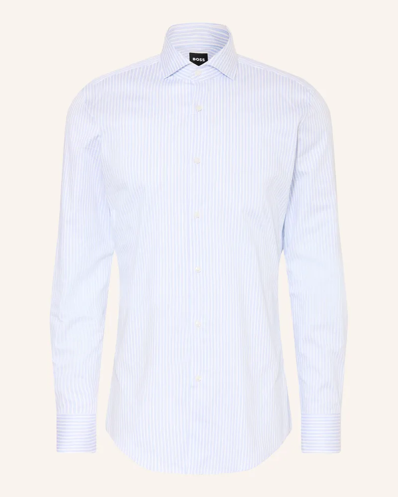 HUGO BOSS Hemd Hank Slim Fit blau Hellblau