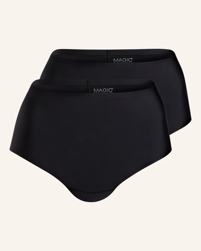 Magic Bodyfashion 2er-Pack Panties Dream Invisibles schwarz Schwarz