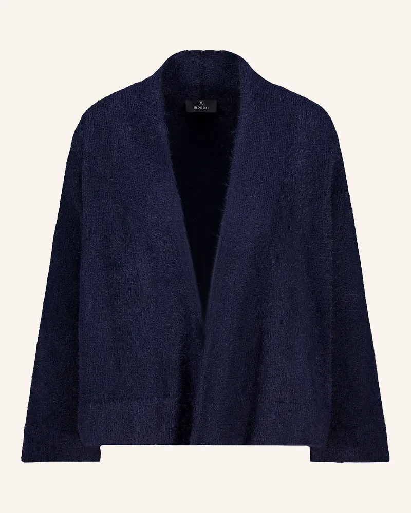monari Strickhülle Mit 3/4-Arm blau Dunkelblau