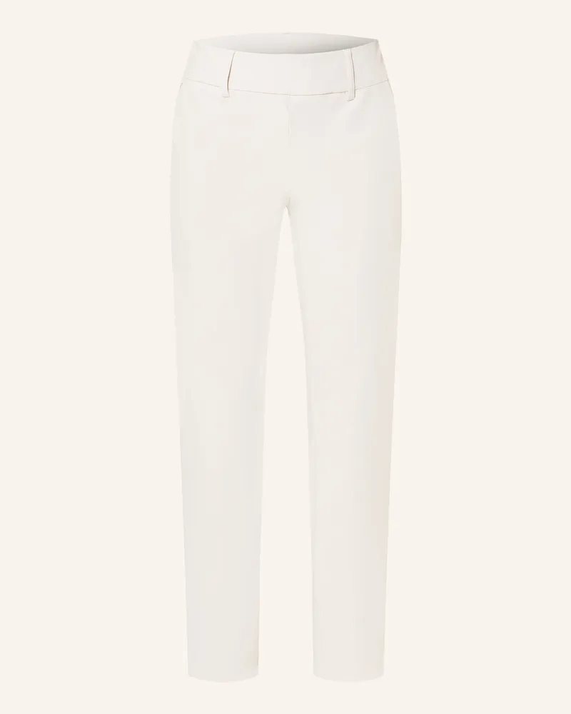 Alberto 7/8-Golfhose LUCY mit Schmucksteinen Creme