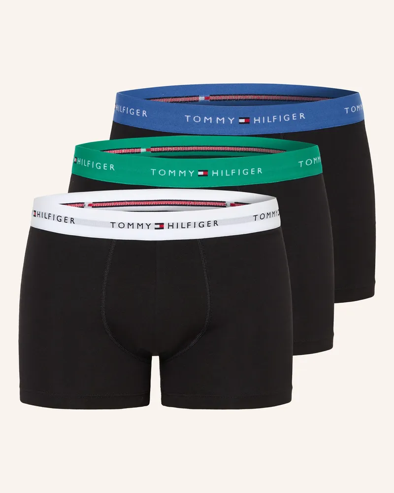 Tommy Hilfiger 3er-Pack Boxershorts gruen Schwarz