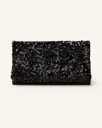 Abro Clutch mit Pailletten Schwarz