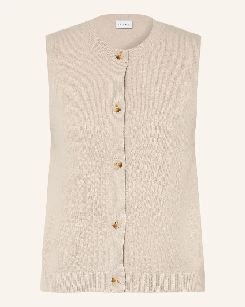COMMA Strickweste beige Beige