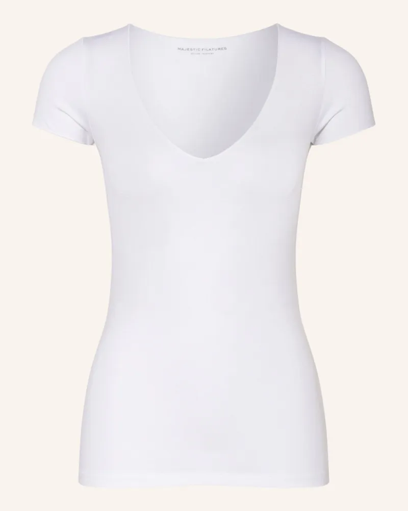 Majestic T-Shirt weiss Weiss