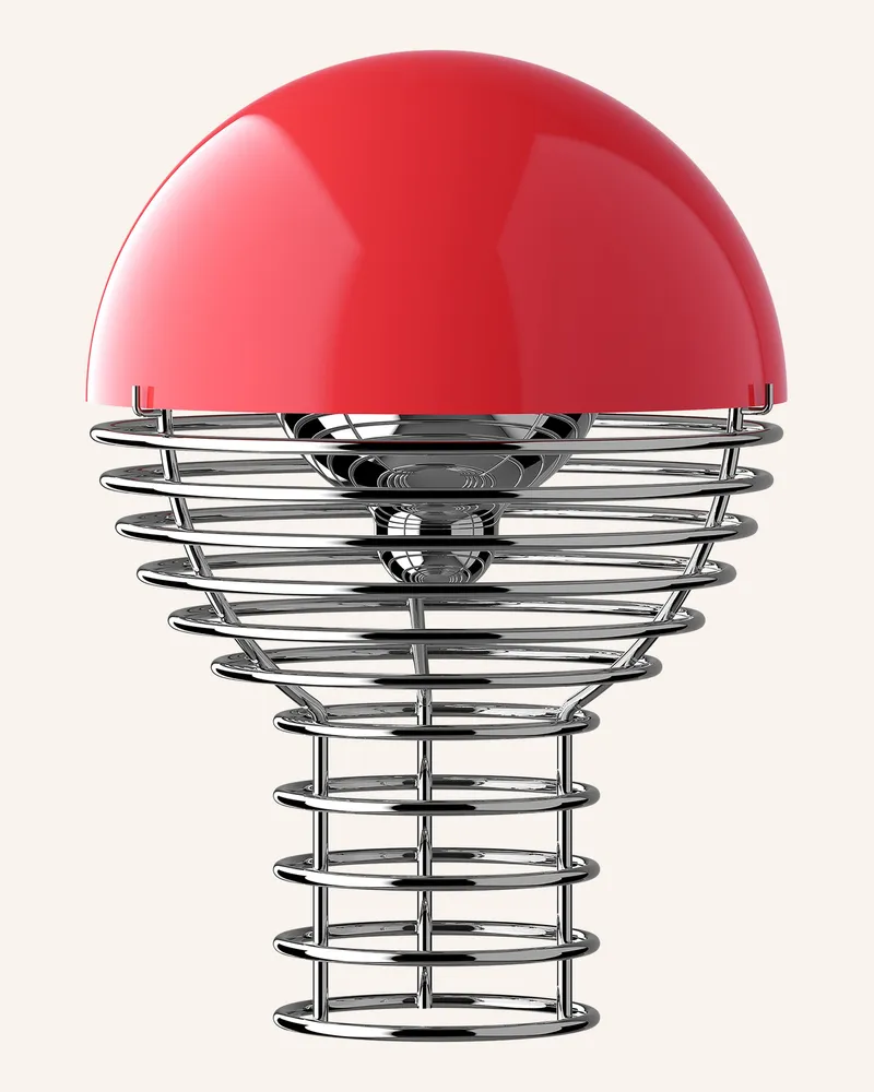 Verpan Tischleuchte WIRE Rot