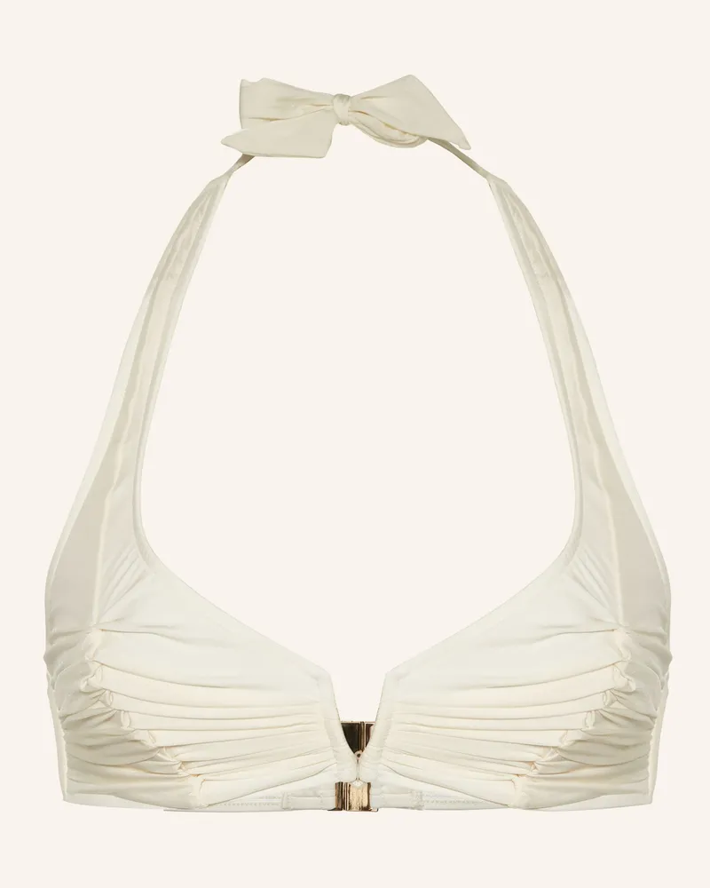 Maryan Mehlhorn Bügel-Bikini-Top Souflée weiss Ecru