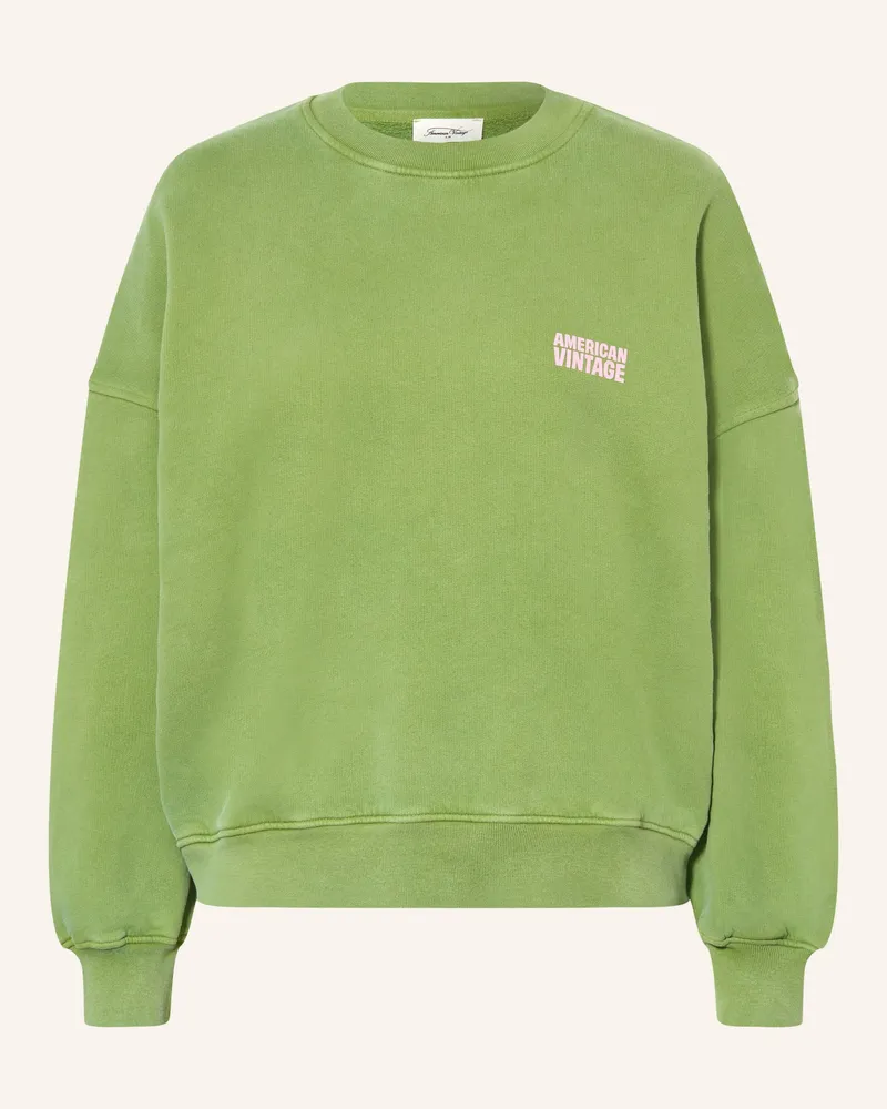 American Vintage Sweatshirt PLIZZY Grün